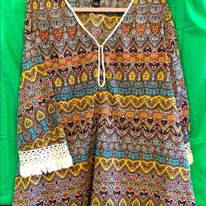 Plus Size Women’s Peasant Top